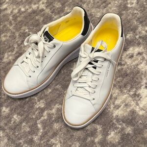 Cole Haan White and Black Casual Sneakers